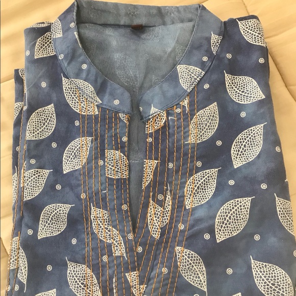 Denim kurti - Picture 1 of 4
